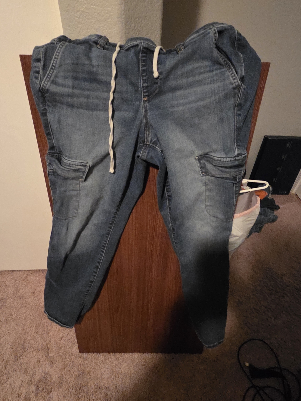 torrid Light Blue Denim Cargo Jogger
